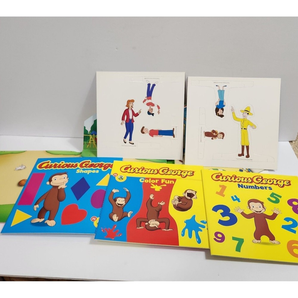 Curios George Schoolhouse Fun (Book And Play Set) Paperback-2012 - Picture 4 of 13